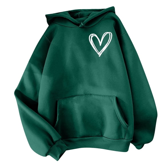 XuJwPNcy Fleece Hoodies for Women Fall Winter Pullover Tops Pocket Soft Casual Hooded Sweatshirts Women Long Sleeve Shirts