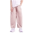 thumbnail image 1 of XuJwPNcy Girls Boys Pants Children Straight Leg Sun Protection Trousers Teens Summer Workout Hiking Pants with Pockets, 1 of 4