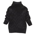 thumbnail image 1 of XuJwPNcy Girls Turtleneck Sweaters Kids Fall Clothes Cable Knit Cotton Winter Pullover Long Sweater for Teen Girls Warm Tops, 1 of 5