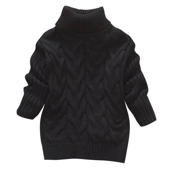 XuJwPNcy Girls Turtleneck Sweaters Kids Fall Clothes Cable Knit Cotton Winter Pullover Long Sweater for Teen Girls Warm Tops