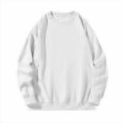 XuJwPNcy Men's Sherpa Lined Sweatshirts Big and Tall Fleece Pullover Basic Tops Warm Crewneck Fall Winter Sweatshirt（White,X-Large)
