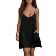 thumbnail image 1 of XuJwPNcy Satin Dresses for Women Sleeveless Cami Tank Dresses Scoop Neck Spaghetti Strap Summer Dress Comfy Elegant Outfits, 1 of 7