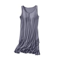 thumbnail image 1 of XuJwPNcy Women Sleeveless Nightgown with Built in Bra Soft Modal Tank Nightshirts Comfy Pajamas Dress Sleepshirt, 1 of 5