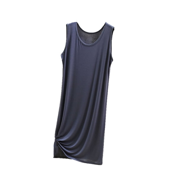 XuJwPNcy Women's Summer Tank Nightgown Sleeveless Sleepwear Scoop Neck Soft Comfy Nightdress Loose Modal Sleepshirt