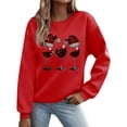 thumbnail image 1 of XuJwPNcy Womens Christmas Sweatshirt Graphic Long Sleeve Shirts Fall Trendy Christmas Tees Pullover Tops Women Winter Clothing, 1 of 5
