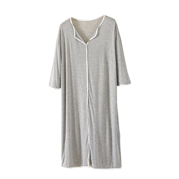 XuJwPNcy Womens Tshirt Nightgown Modal V Neck Sleepshirts Comfy Casual Nightshirt for Women Short Sleeve Nightdress
