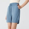 thumbnail image 1 of XuJwPNcy Womens Yoga Shorts Loose Comfy Drawstring Lounge Bermuda Shorts with Pockets Summer Athletic Shorts, 1 of 3