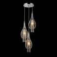 thumbnail image 1 of Xuan 3-light Adjustable Crystal Chrome-finish Chandelier, 1 of 4