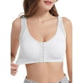 thumbnail image 1 of Xuanfei Women Front Hook Closure Posture Wireless Back Support Full Coverage Bra, 1 of 8