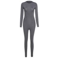 thumbnail image 1 of Xuanfei Women Solid Color Round Neck Butt Lift Long Sleeve High Waist Jumpsuit, 1 of 5