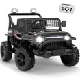 thumbnail image 1 of Xuanlur 12V Ride on Electric Truck Car for Kids, Kids Electric Vehicles w/Remote Control, Bluetooth Music, Horn, 3 Speeds, 3.5 Mph Max Speed, Soft Start, Ride on Car Toy for Toddler Kid (Black), 1 of 7