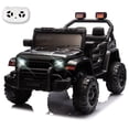 thumbnail image 1 of Xuanlur 12V Kids Ride on Car with Remote Control, Ride on Toys w/ Dual Drive, Four-Wheel Suspension, Bluetooth Music, LED Lights, USB, Shock Absorption, Toys Car for Kids Aged, Black, 1 of 8