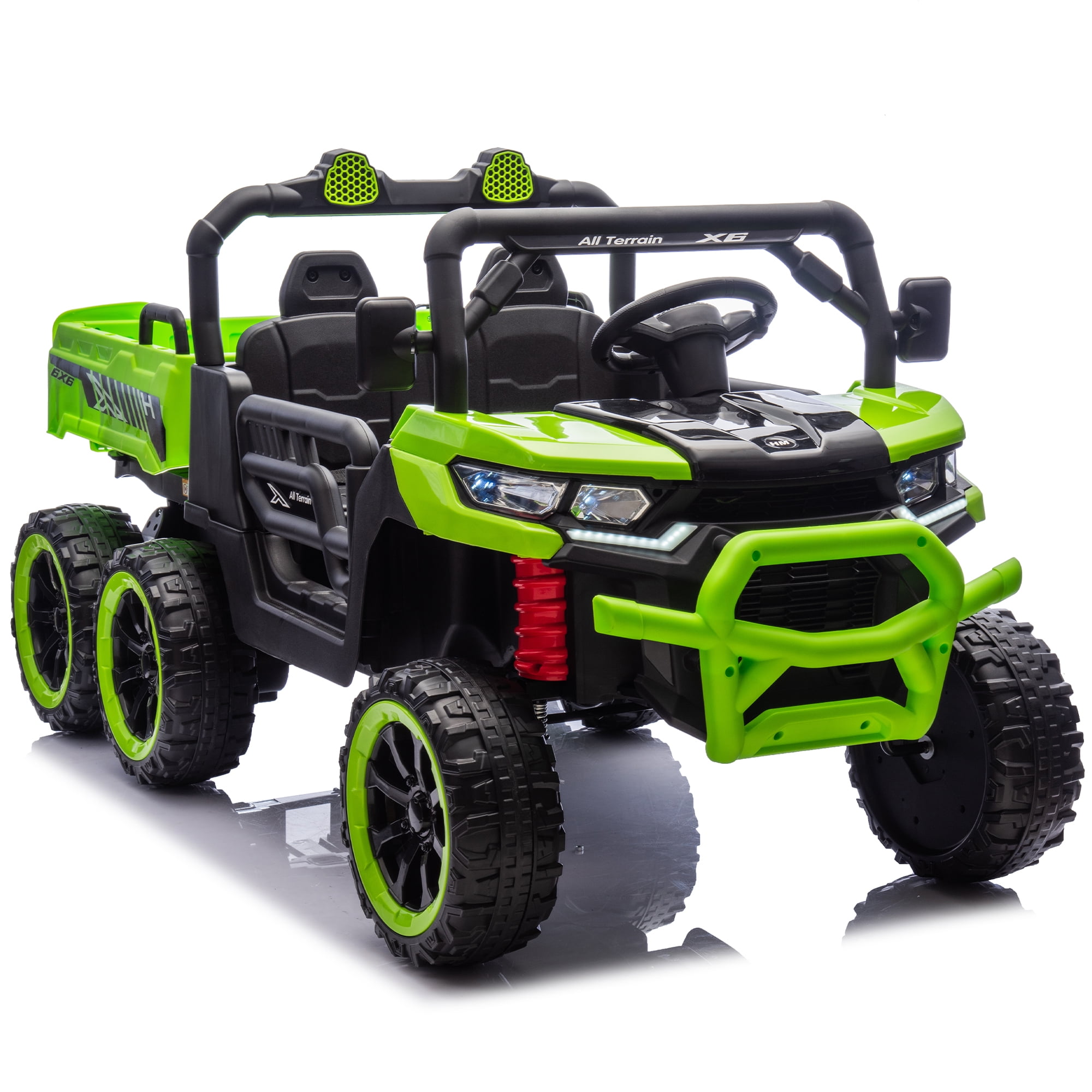 Xuanlur 24V Ride On Toys for Big Kids W/Remote Control, 4WD 6X6 2 ...