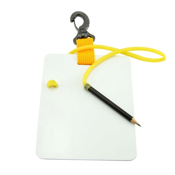 Xuanqin Underwater Scuba Diving Gear Writing Slate Communication Logs Board with Pencil, underwater writing pad