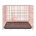 Xuanyoung Dog Crates for Large Dogs Folding Mental Wire Crates Dog