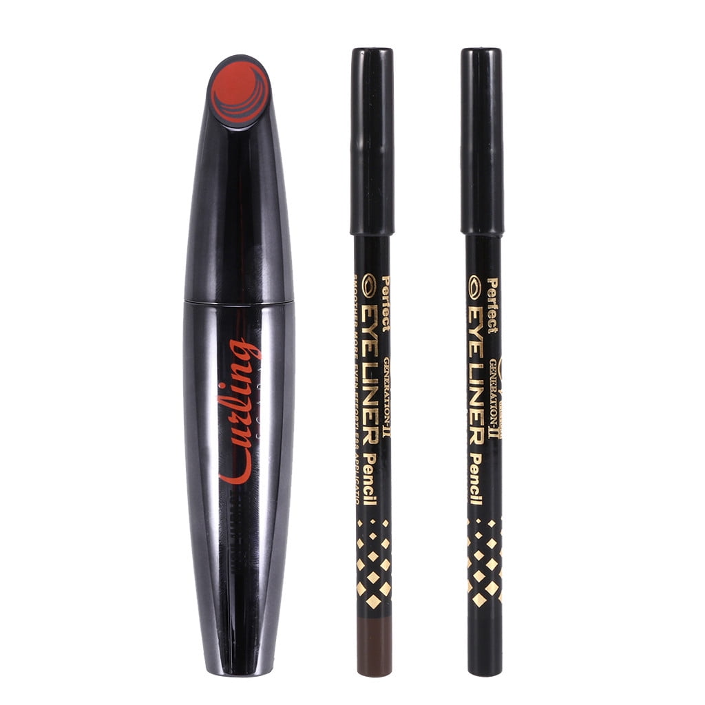 Xuanyoung Double Set Curler Eyeliner Color Thick Makeup + Mascara