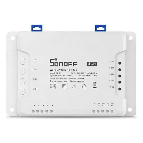 Xubinwww 4CH 4 Way Smart 433MHZ Remote Control Smart Home Control Panels Homekit Smart Home Products Smart Home Gadgets for Bathroom Smart Home Devices Door Smart Home Remote Controller Smart Home Hub