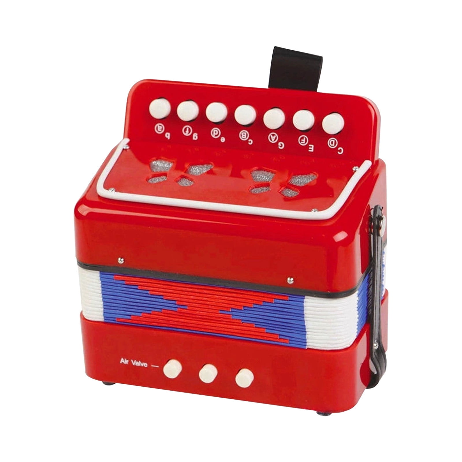 Xubinwww 7 Keys 2 Accordion For Children Adult Beginner Educational Small Instrument Early Pedagogy Piano Toy Toddler Pole Game for Kids 2 Years Old Toddler Climbing Alphabet Board Games for Kids
