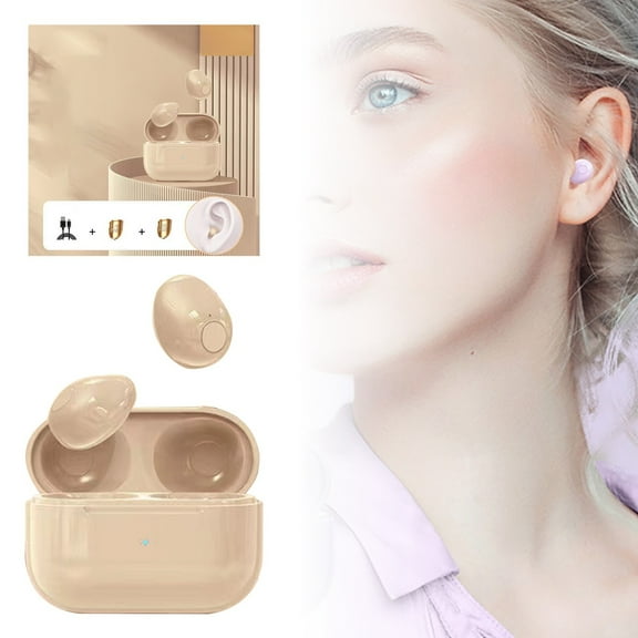 Xubinwww Earbuds With Low Latency Long Battery Life Mini Design And Comfortable Sleep Wear Ear Buddies Wireless Headphones Headphones Wi Noise Canceling Earbuds for Computer with Microphone Runners