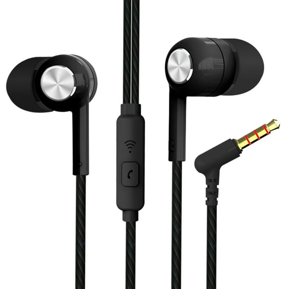 Xubinwww Earphones In Ear Headphones With Microphone 3.5mm Wired Earbuds For And Android Smartphones Laptops Mp3 Gaming Walkman Gaming Headset under 15 Headphones Wires B450-xt Wireless Earbuds with