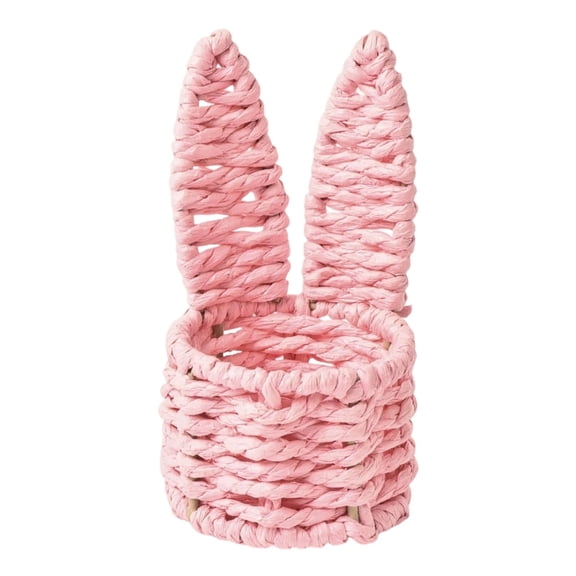 Xubinwww Hand Woven Rabbit Ears Storage Easter Egg Desktop Multicolor Storage Baskets. Storage Solutions Bedroom Clothes Storage Organizer Drawers Do Way Storage Bag Storage Containers for Closet