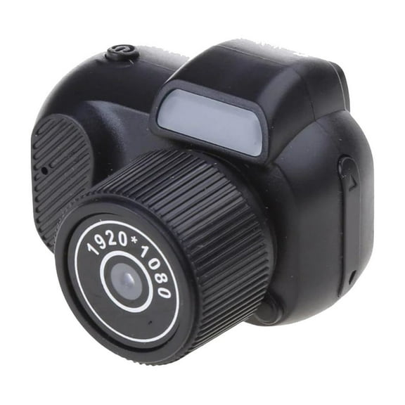 Xubinwww Keychain Camera Mini Camera Keychain 1080P Mini Sport Camera Camera Keychain 100 Mins Battery Life (without Memory Card) Speedlight Mount with Umbrella Holder Go Pro Light Efor compatible