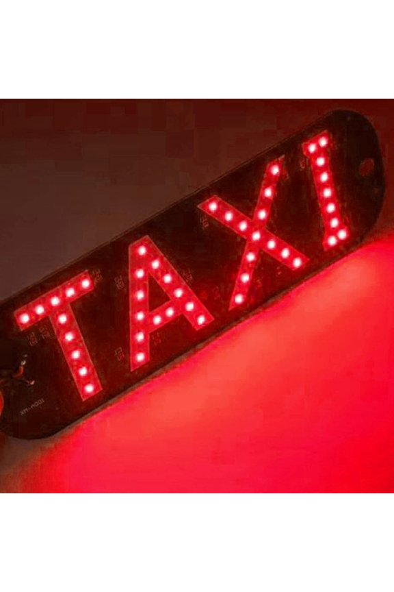 Lighted LED Sign For USB Plug LED Light Sign For Car Windshield Taxi Sign Light Windshield Sticker Cab Indicator Light Taxi Break Light Bulbs 3057 Map Light Bulb 8 Rear Turn Signal Bulb C5