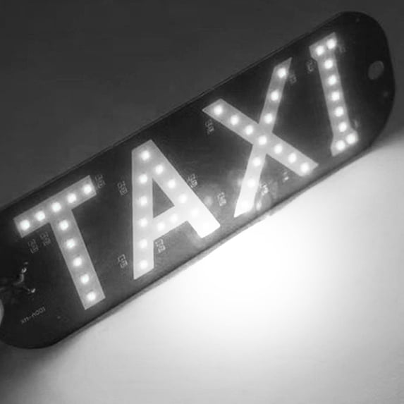 Xubinwww Lighted LED Sign For USB Plug LED Light Sign For Car Windshield Taxi Sign Light Windshield Sticker Cab Indicator Light Taxi (Use The Heating Interface For Power Supply) 7443r Bulb Automotive
