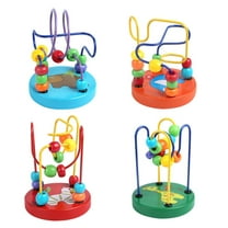 Educational Mini Bead Wire Maze Roller Game for Babies and Children - Colorful and Learning Toy for Development