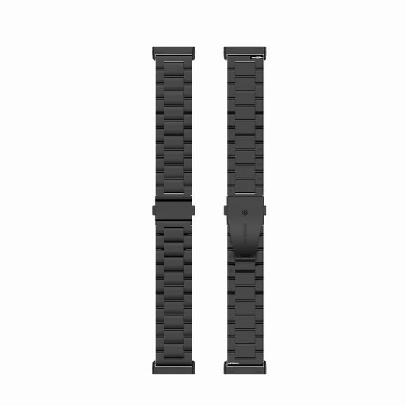Xubinwww Suitable For FitbitVersa 4/3/sense 2/sense Three Beads Solid Metal Watch Band Paper Wristbands Wristbands Rubber Silicone Wristbands Rubber Bracelets Wristbands Wristbands Sweatbands Youth