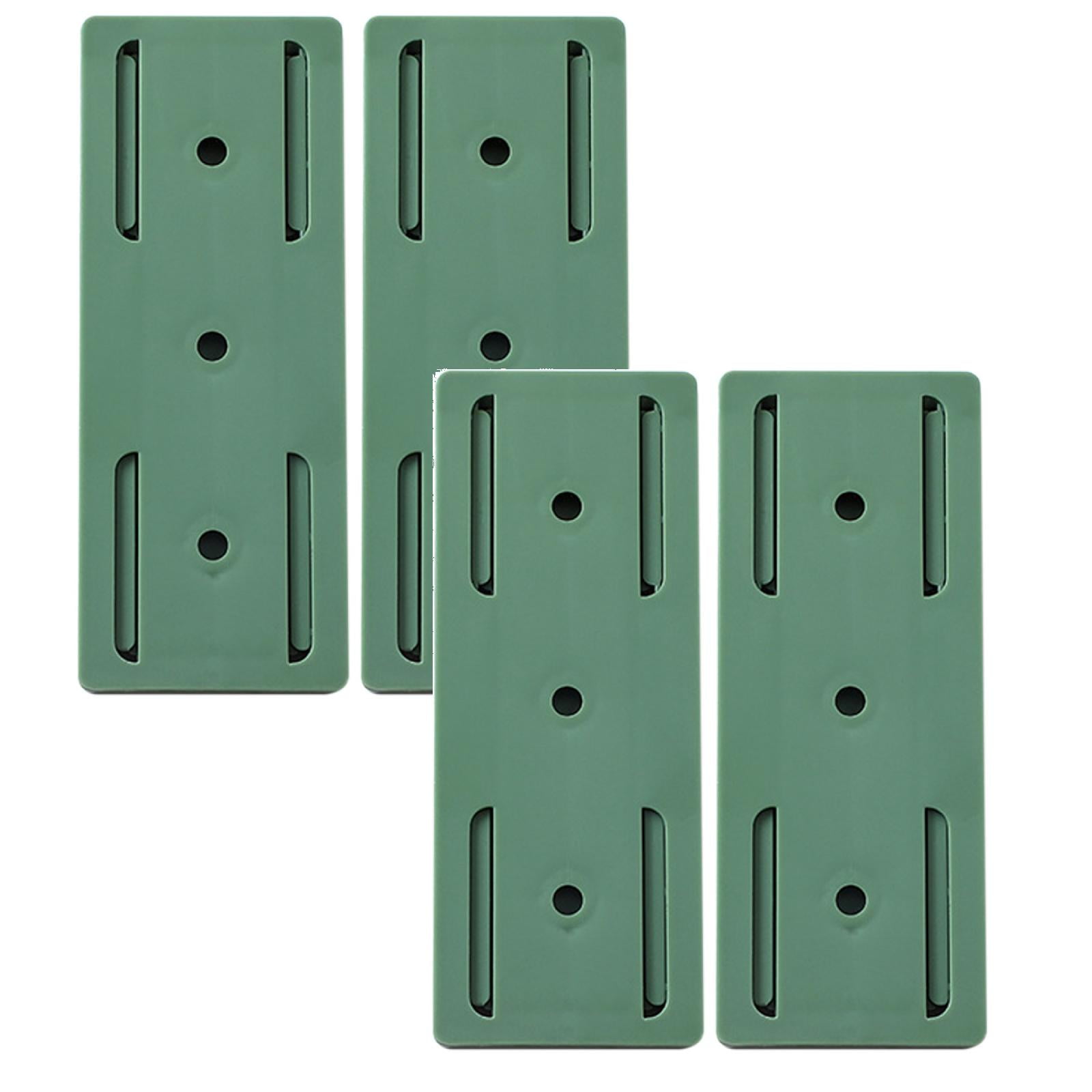 Xubond 2 Pcs Self Adhesive Desktop Socket Fixer Punch Holder Cable