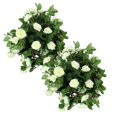 Xubond Artificial Flowers For Outdoors 2.2 M 22 Rose Vine Living Room