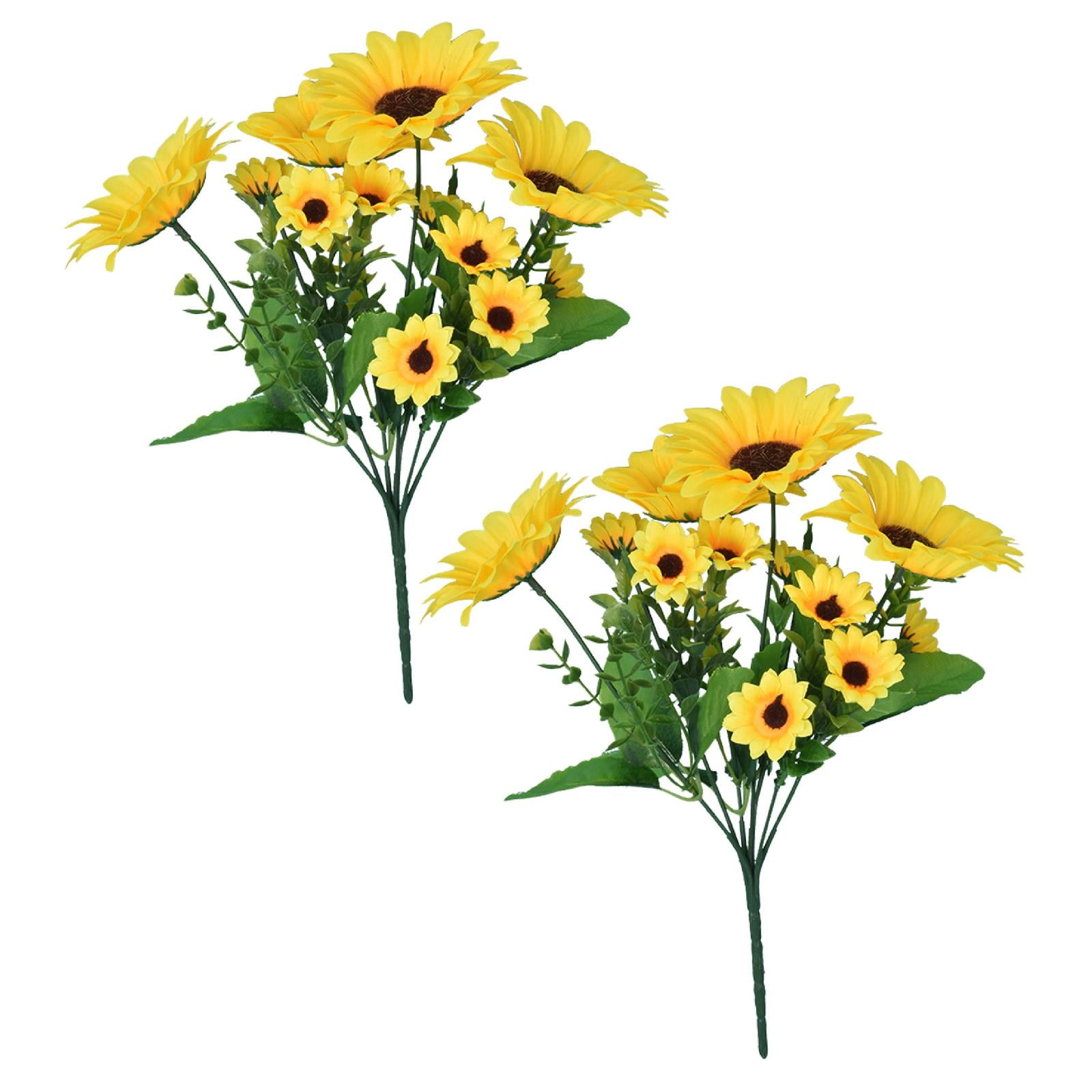 Xubond Artificial Flowers For Outdoors Mother Gift Sunflower Artificial