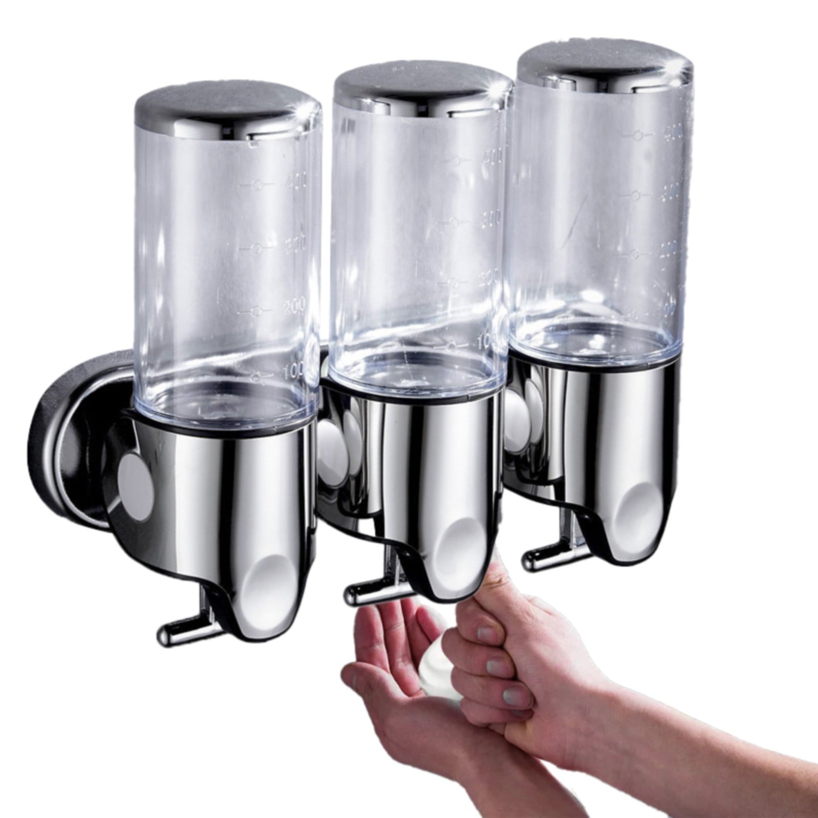 Xubond Bathroom Accessories, Shower Soap Dispenser Wall Mounted Shampoo