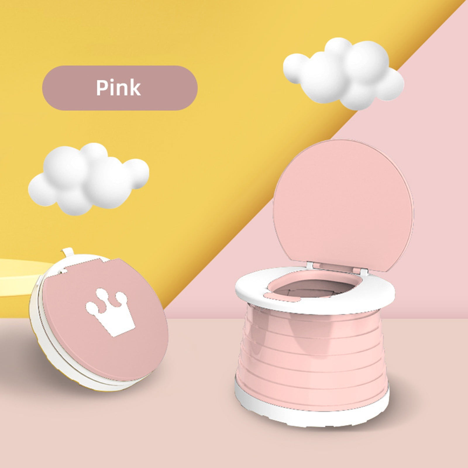 Xubond Bathroom Accessories, Toilet Seat Children's Travel Potty