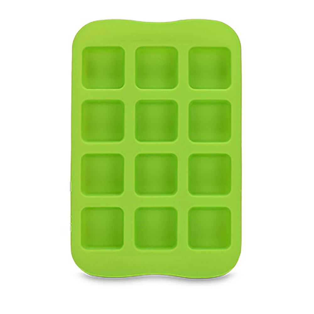 Xubond Cake Pop Mold, Hot Silicone Freeze Mold Bar Pudding Jelly Chocolate Maker 12 Ice Cube