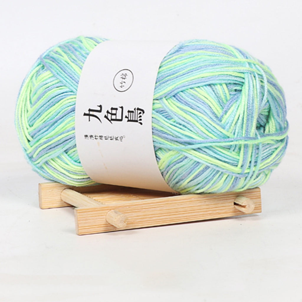 Xubond Crochet Kit, Bamboo Charcoal Cotton Baby Line Fine Wool Crochet