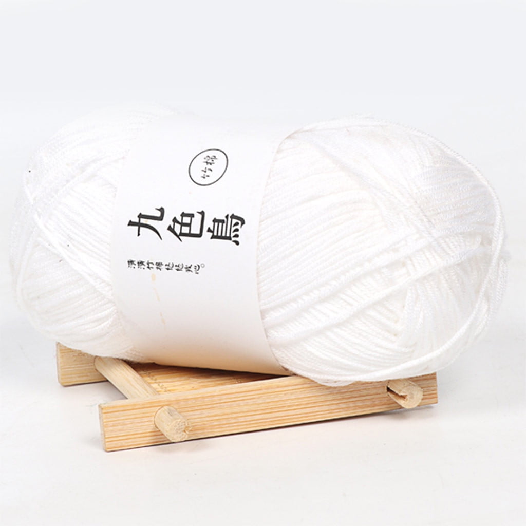 Xubond Crochet Kit, Bamboo Charcoal Cotton Baby Line Fine Wool Crochet