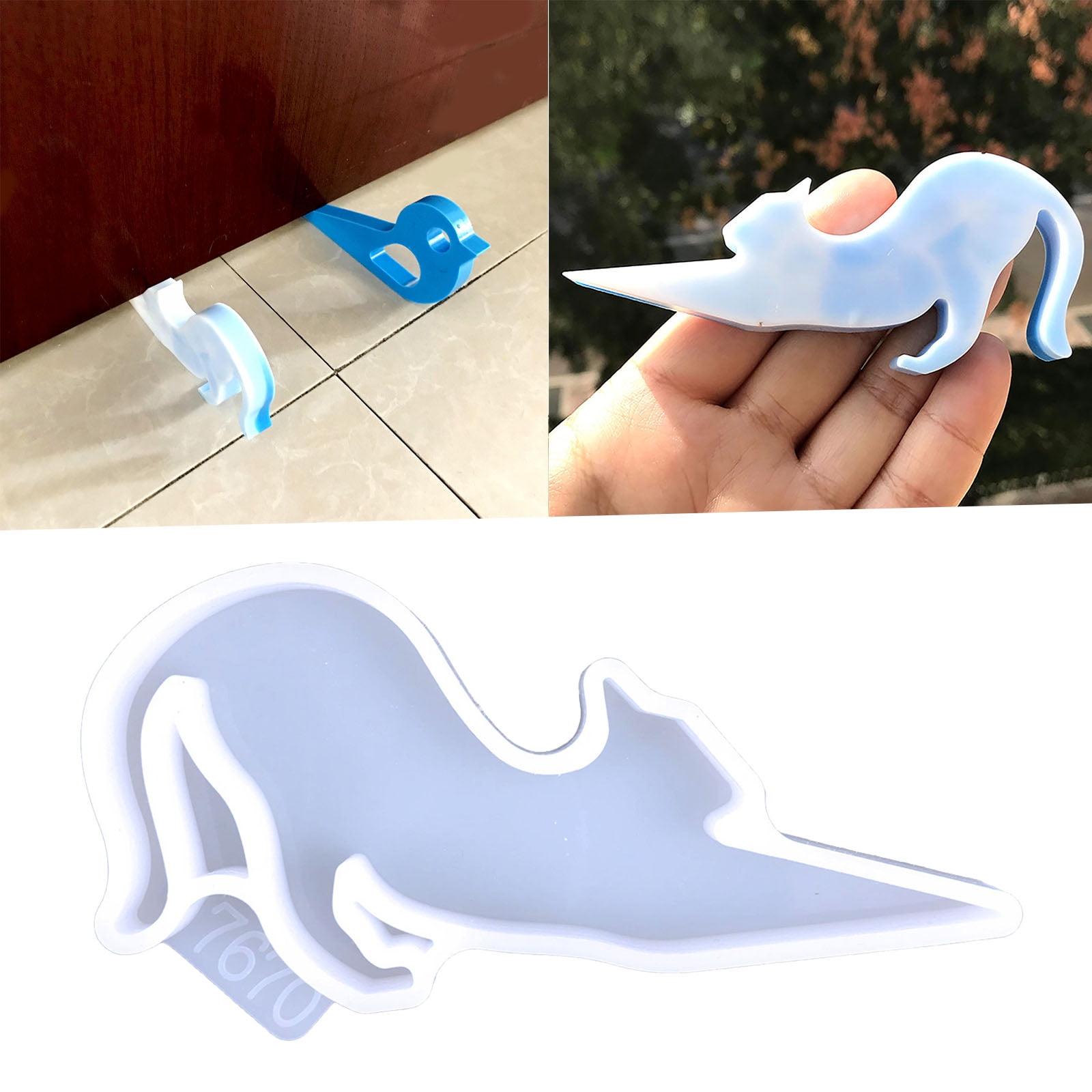 Xubond Diy Cat Bird Mobile Door Stopper Drip Glue Tool Wood Limiter