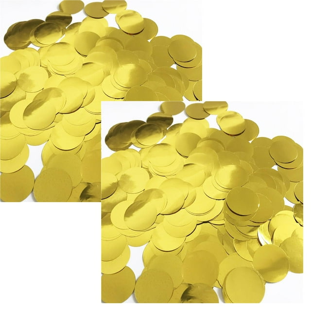 Xubond Fall Decor 2.5cm circular colored paper scraps 10g set for