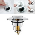 Xubond Faucet, Basin Drain Stopper With Up Core Sink Plug Anti Leak And
