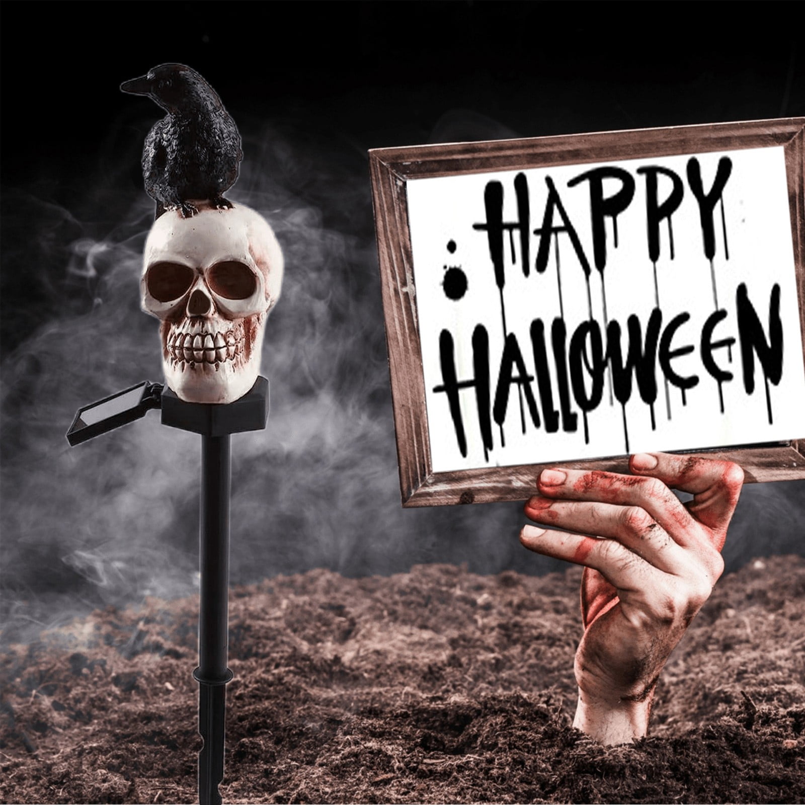 Xubond Garden Tools, Halloween Lights Solar Ground Insert Light No