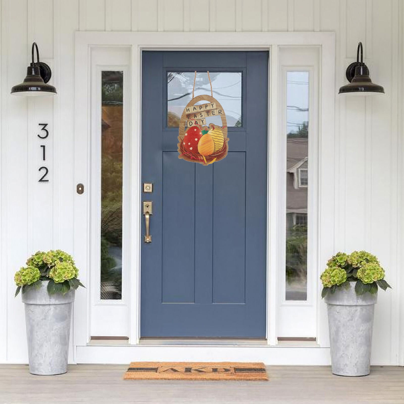 Xubond Home Dector, Easter Bunny Logo For Front Door