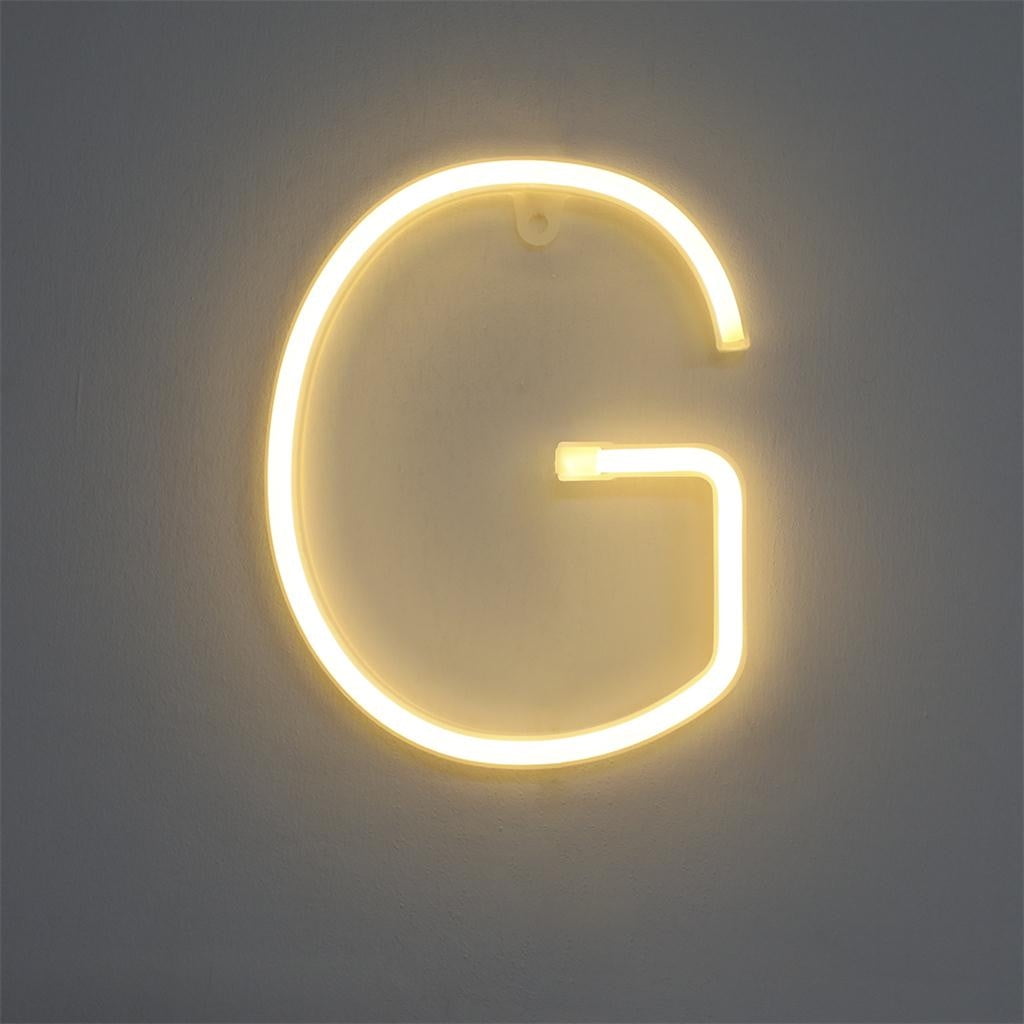 Xubond LED Letter Lights Light Up Plastic Letters Standing Hanging Warm