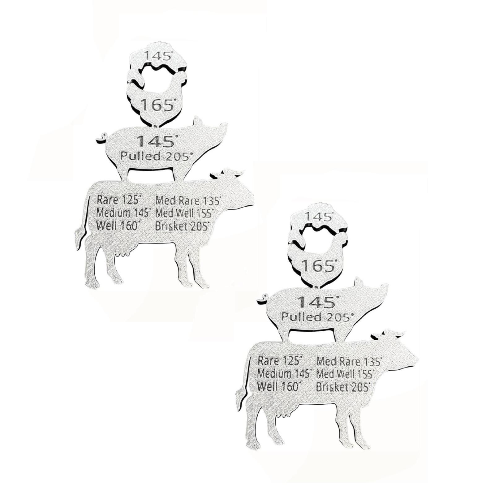 Xubond Meat Temperature Pork Metal Grill Internal Cooking Temp