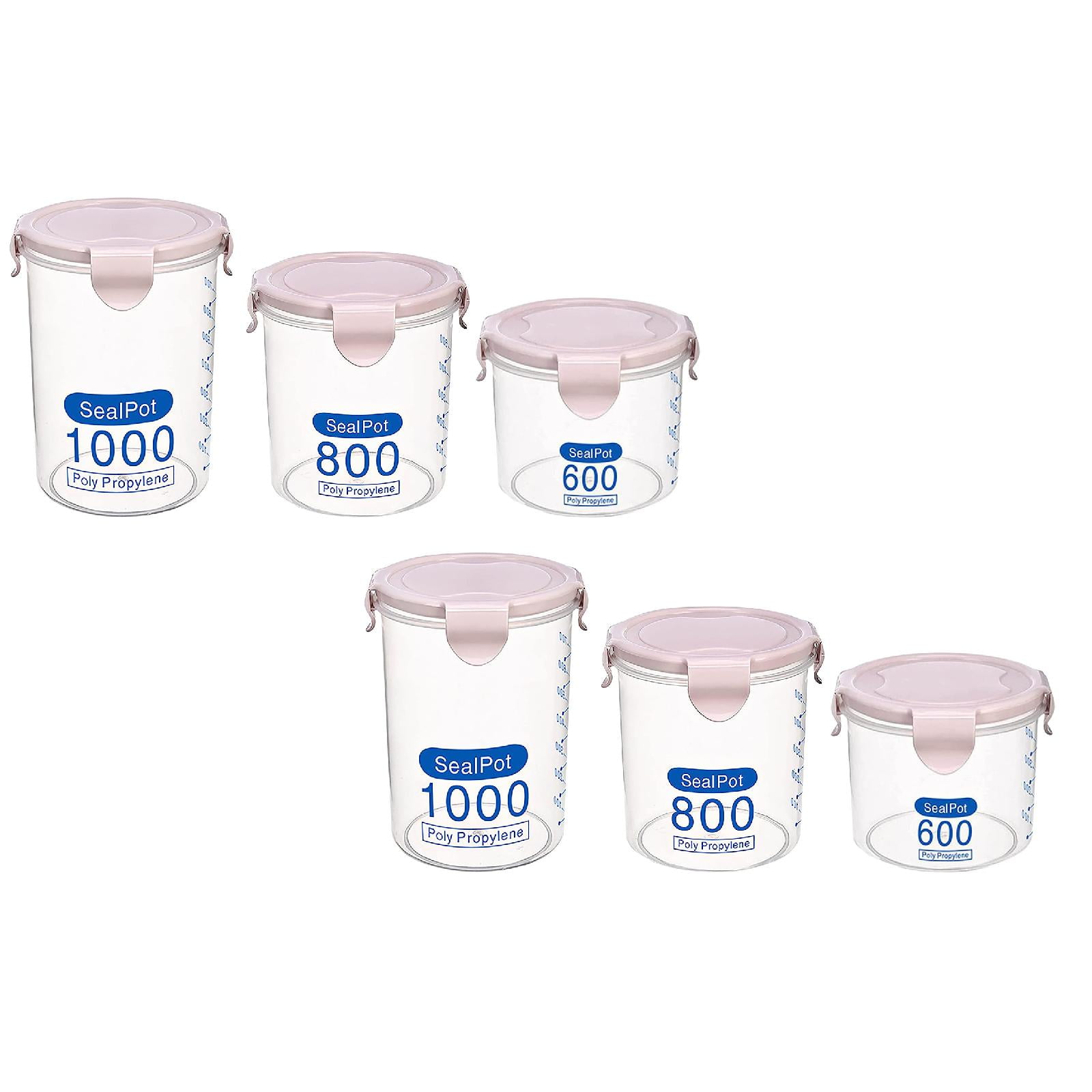 Xubond New Food Storage Containers 3 Colors Combination 1000ml Kitchen