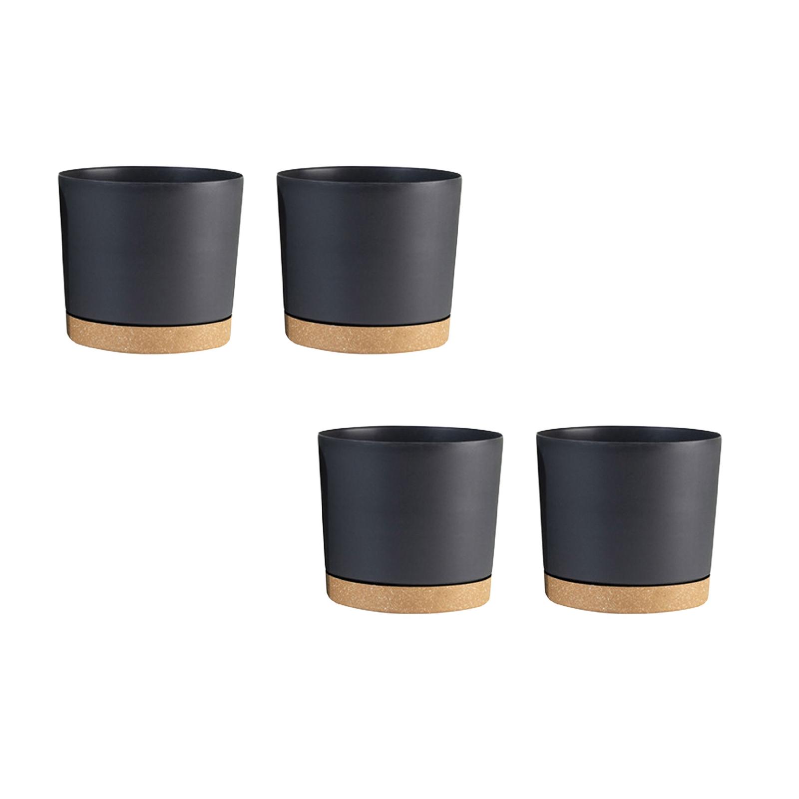 Xubond Plant Pots Set Of For Indoor Plants With Holes And Removable ...