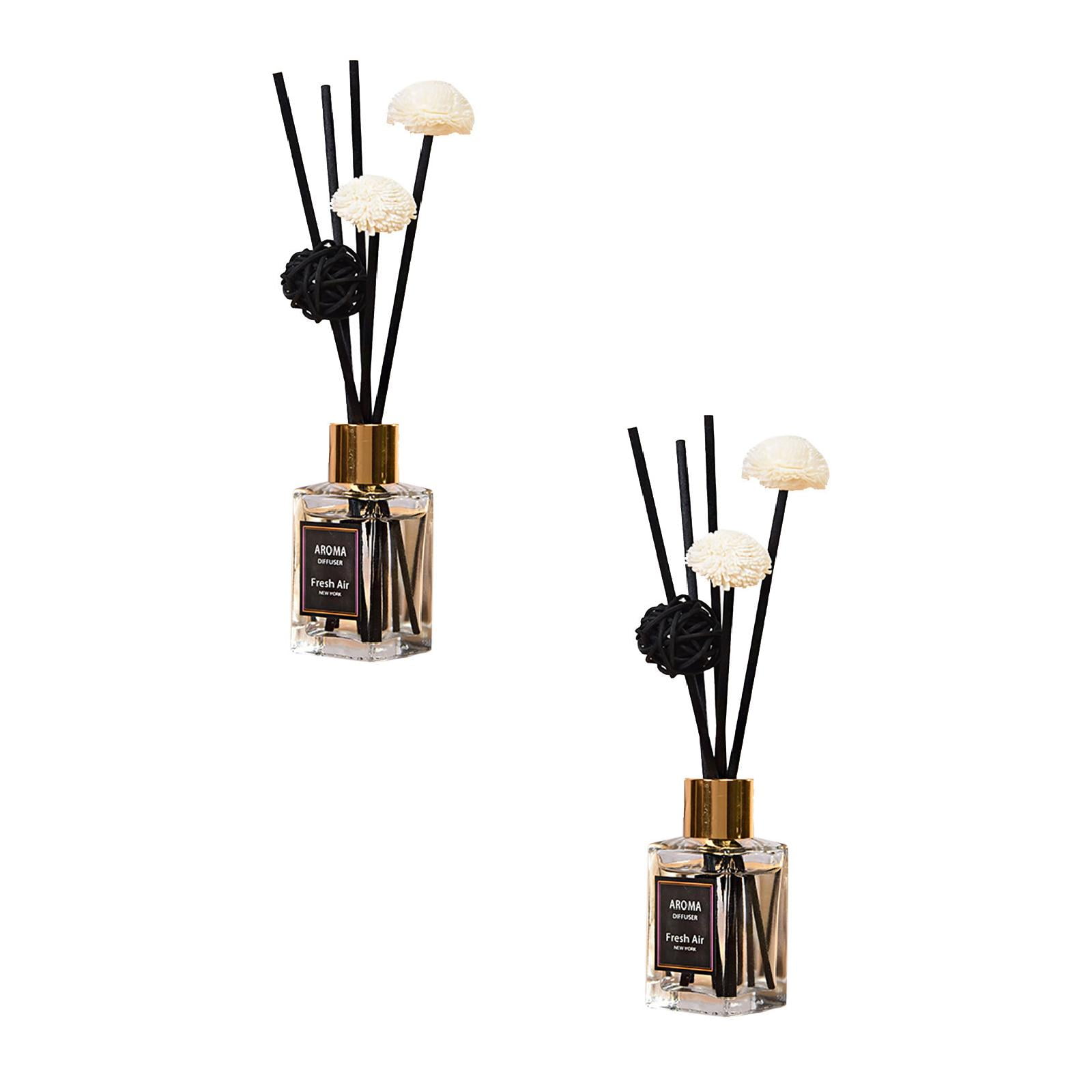 Xubond Reed Oil Diffusers with Natural Sticks, Glass Bottle and Scented