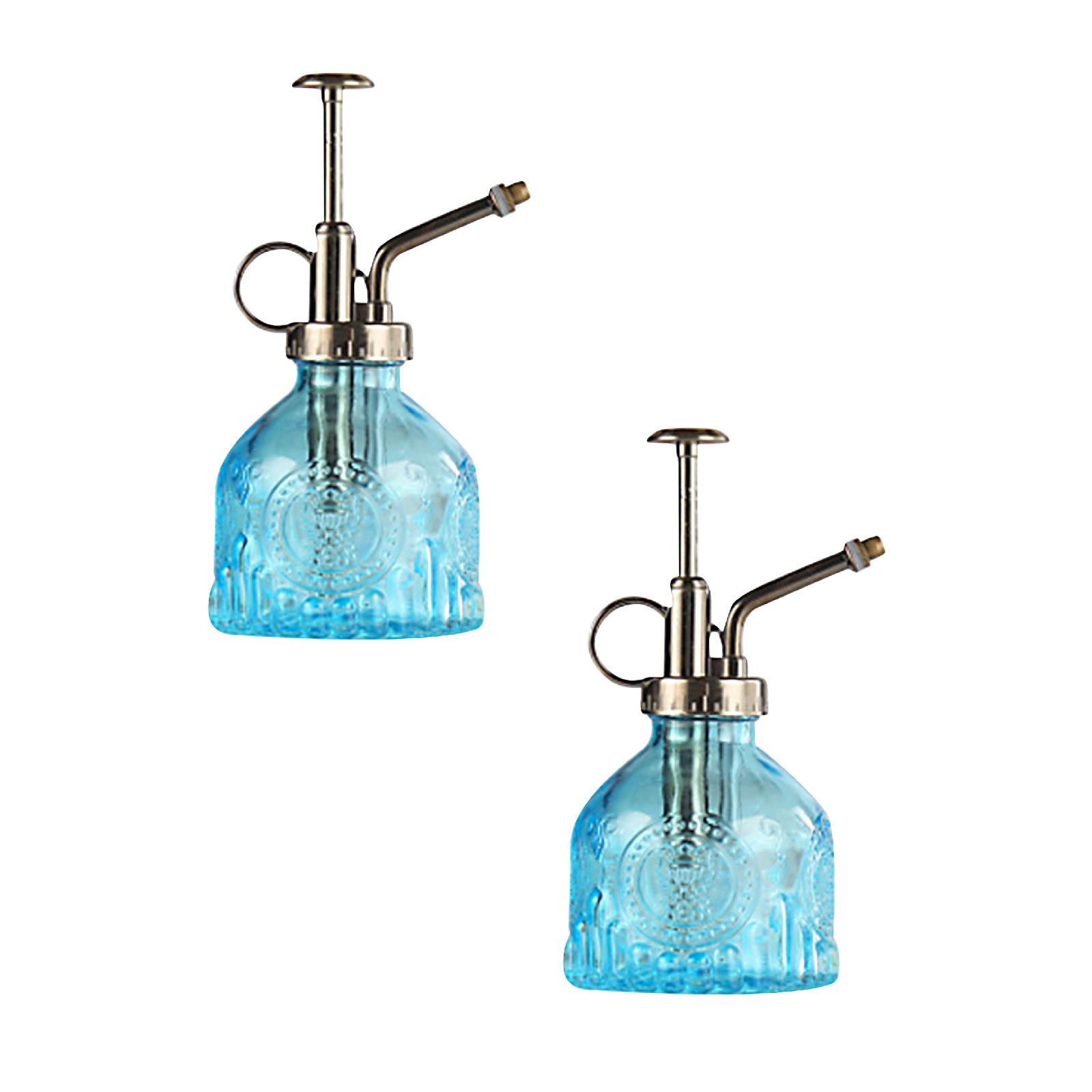 Xubond Retro Glass Watering Can Flowers Carved Garden Tools, Sprinklers