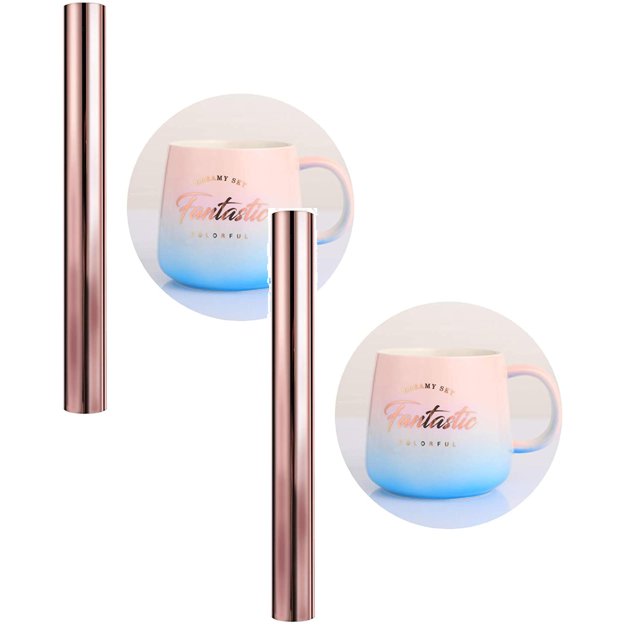 Xubond Rose Gold Permanent Adhesive Self Vinyl Roll For Cricut, Decal